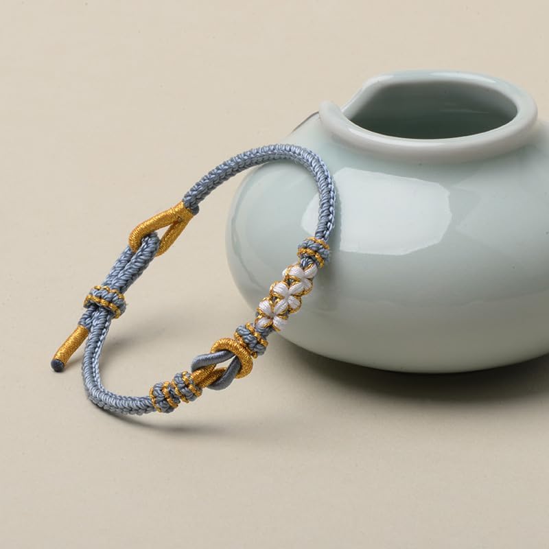 DivaGlamz To My Granddaughter-Infinity Forever Love Heart Bracelet, Natural Emperor Stone Double Layer Purple Beaded Woven Wrap Bracelets Adjustable Mind Peace Gift Jewelry - Image 2